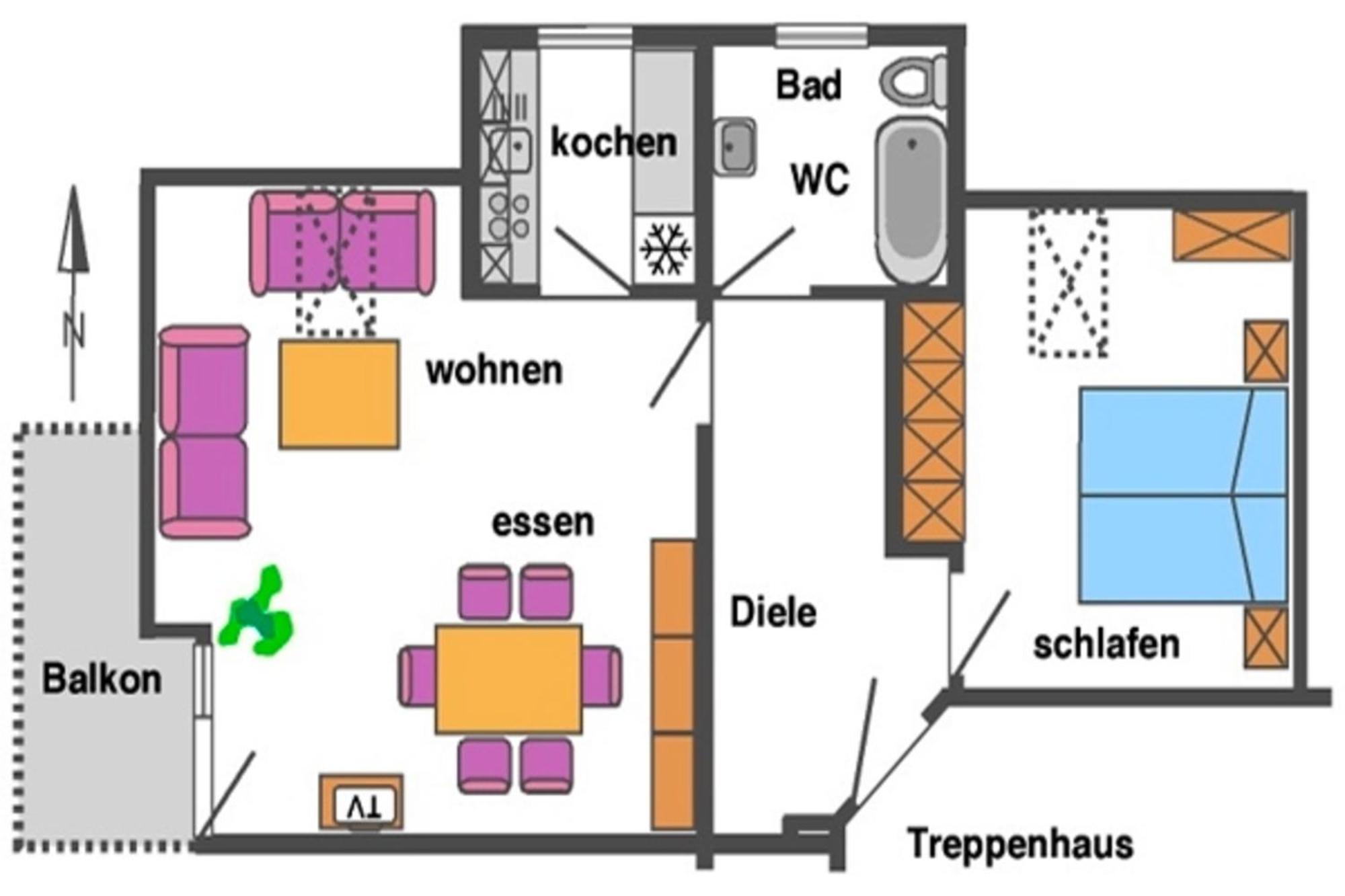 Residenz "Am Postplatz", Whg 15 Apartment Zingst Bagian luar foto